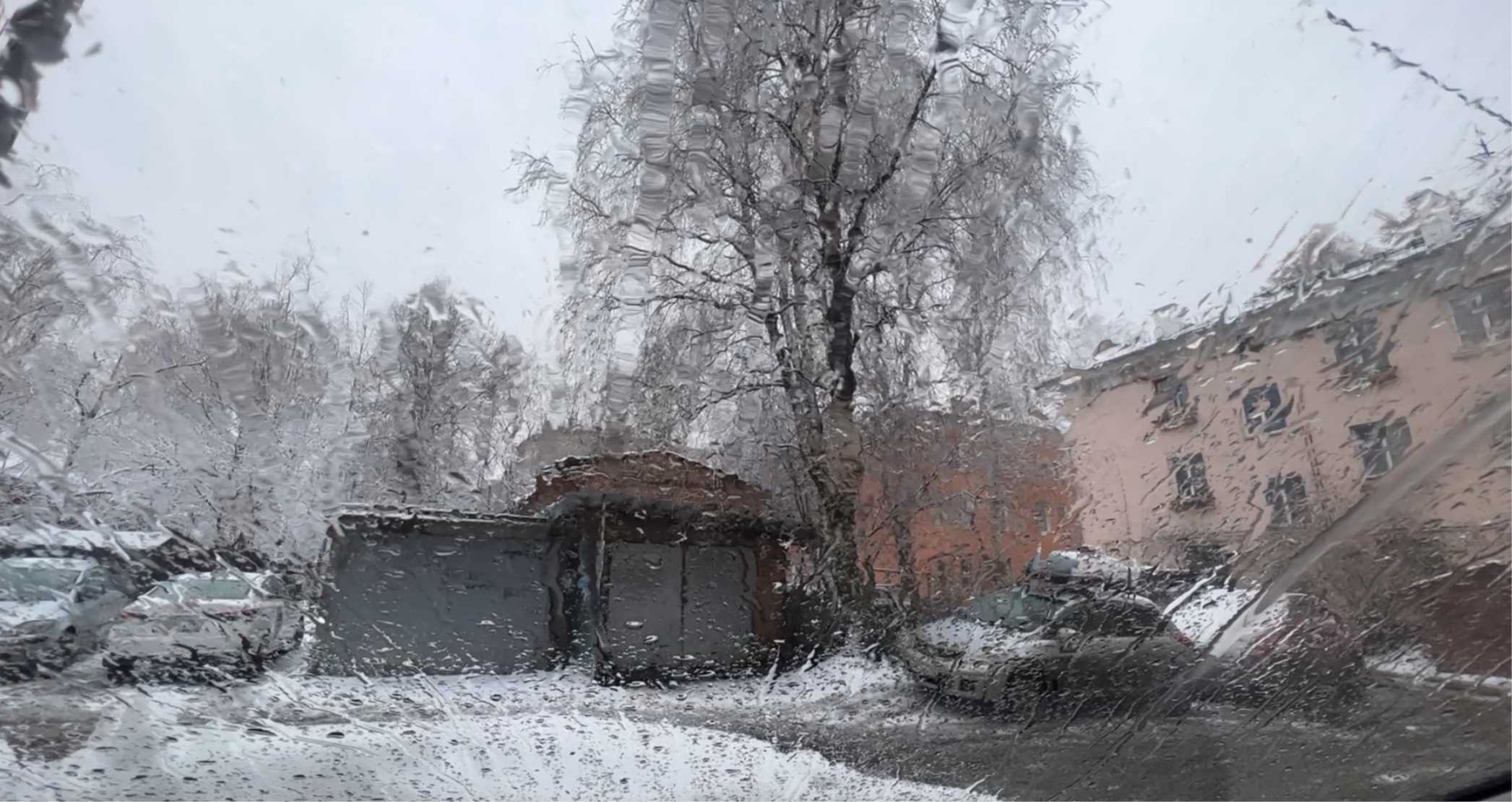 Мокрый снег в Петрозаводске