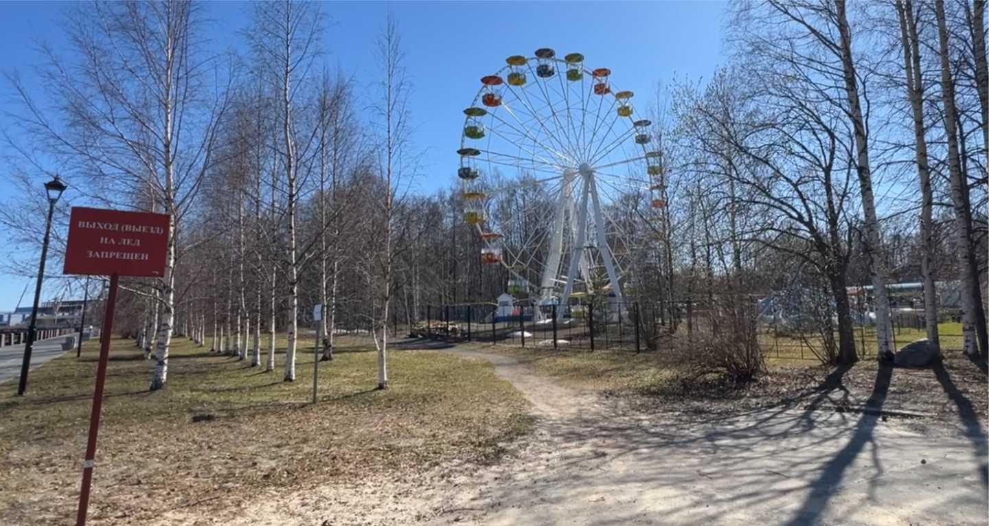 Новое колесо обозрения установили в Петрозаводске
