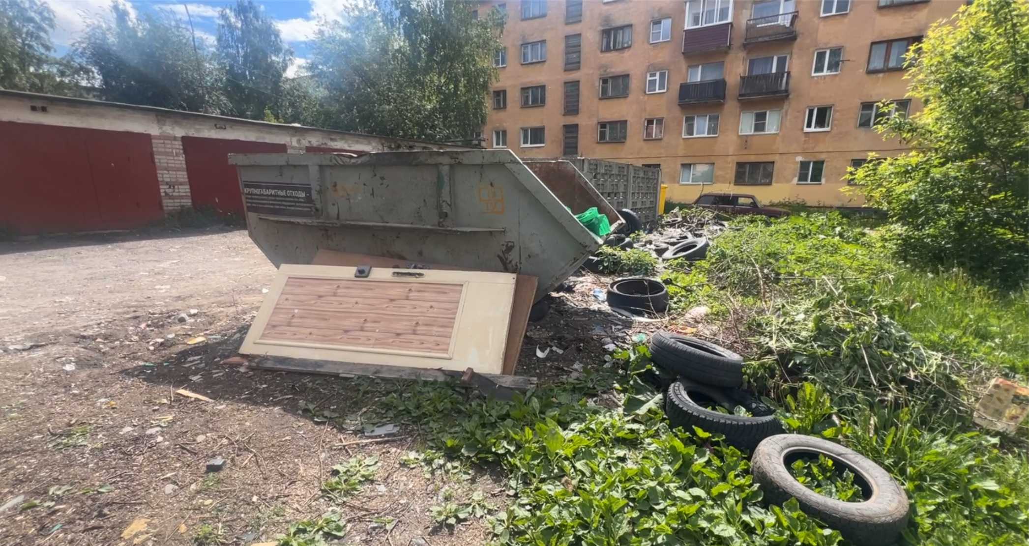 Жители Петрозаводска жалуются на ужасные мусорные площадки в городе