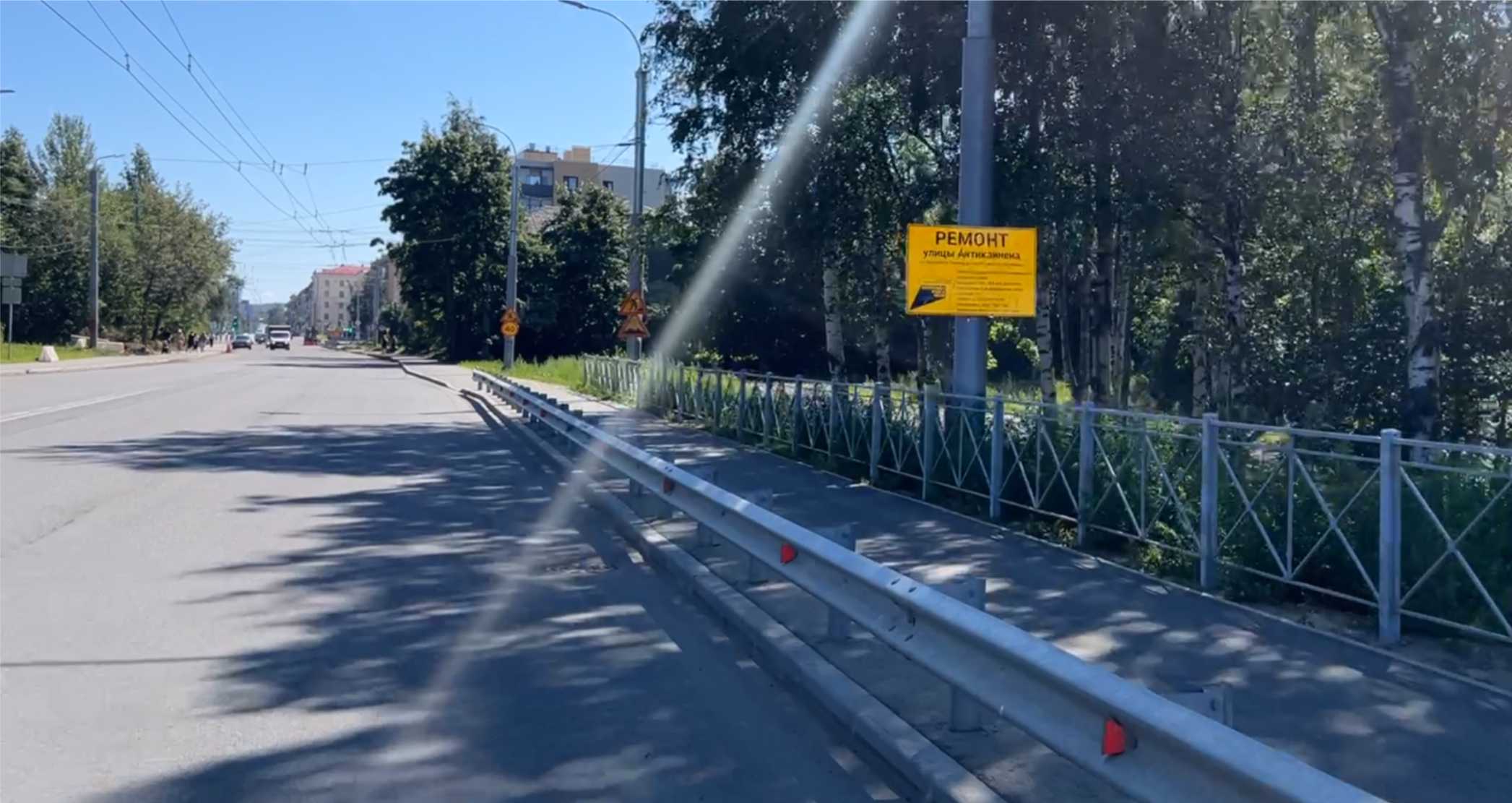 В Петрозаводске начался ремонт дорожного покрытия на улице Антикайнена