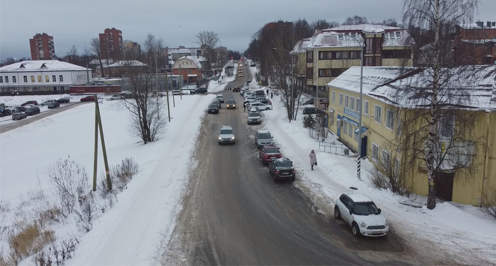 Снег на дорогах, тротуарах и парковках: полностью заснеженный Петрозаводск  — Газета ВСЁ.Онлайн - Новости и бесплатные объявления (Петрозаводск,  Карелия)