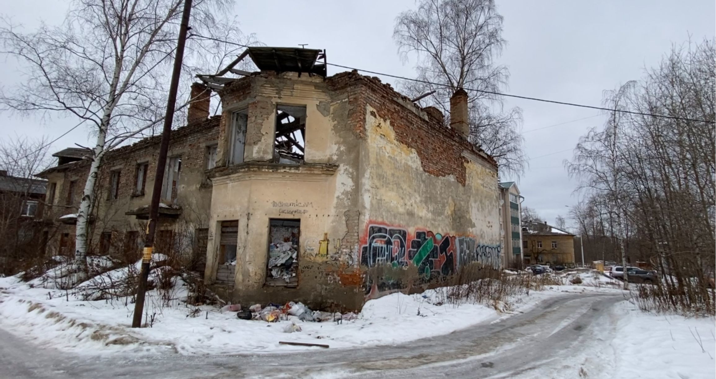 Устрашающая заброшка в центре Петрозаводска — Газета ВСЁ.Онлайн - Новости и  бесплатные объявления (Петрозаводск, Карелия)